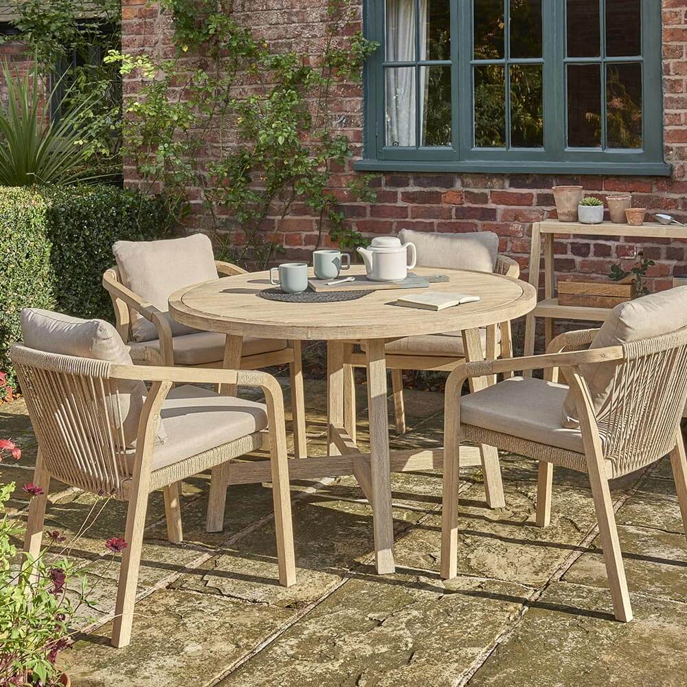 Kettler Cora 4 Seat Round Dining Set