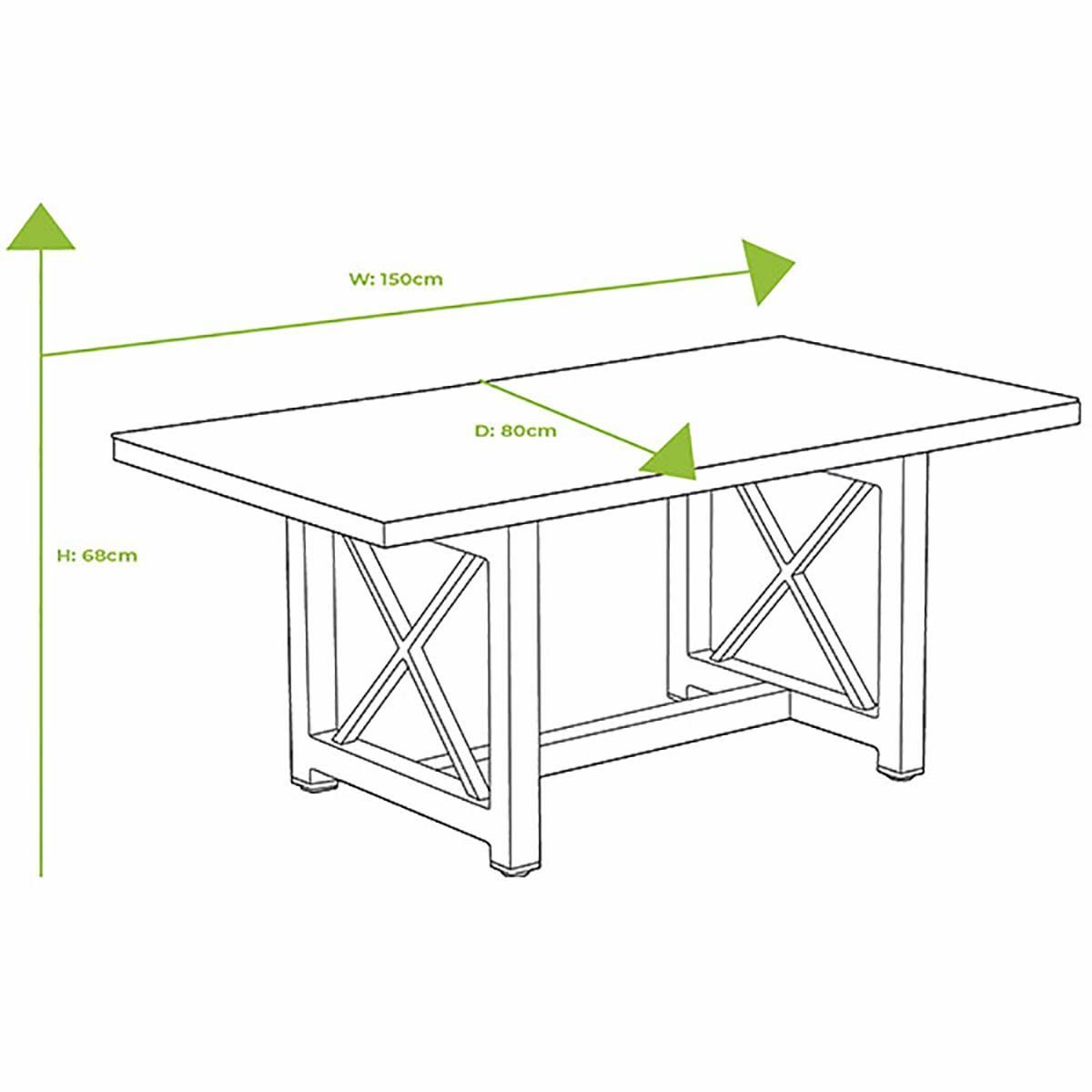 Hartman Sorrento Rectangular Corner Casual Dining set