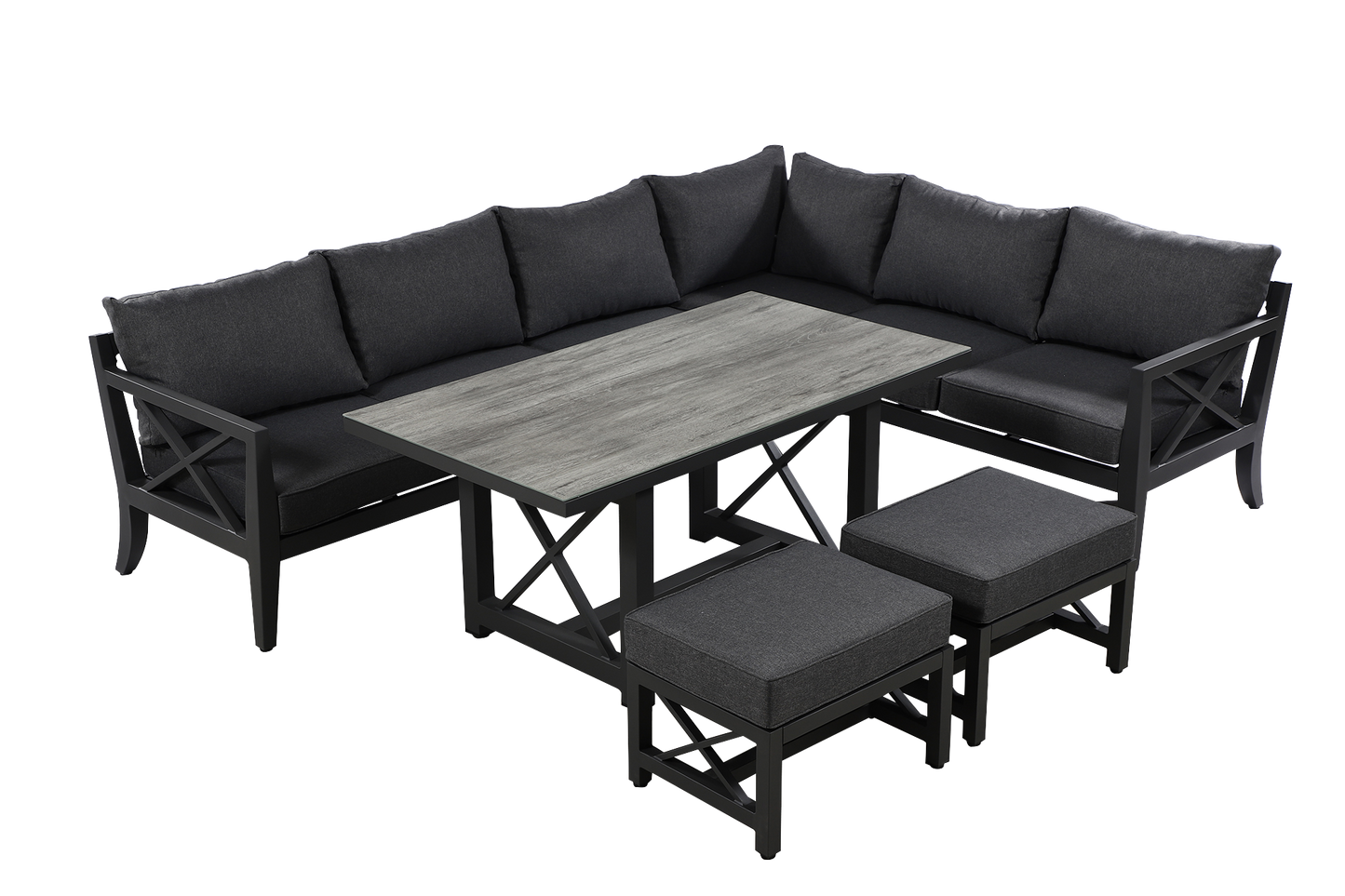 Hartman Sorrento Rectangular Corner Casual Dining set